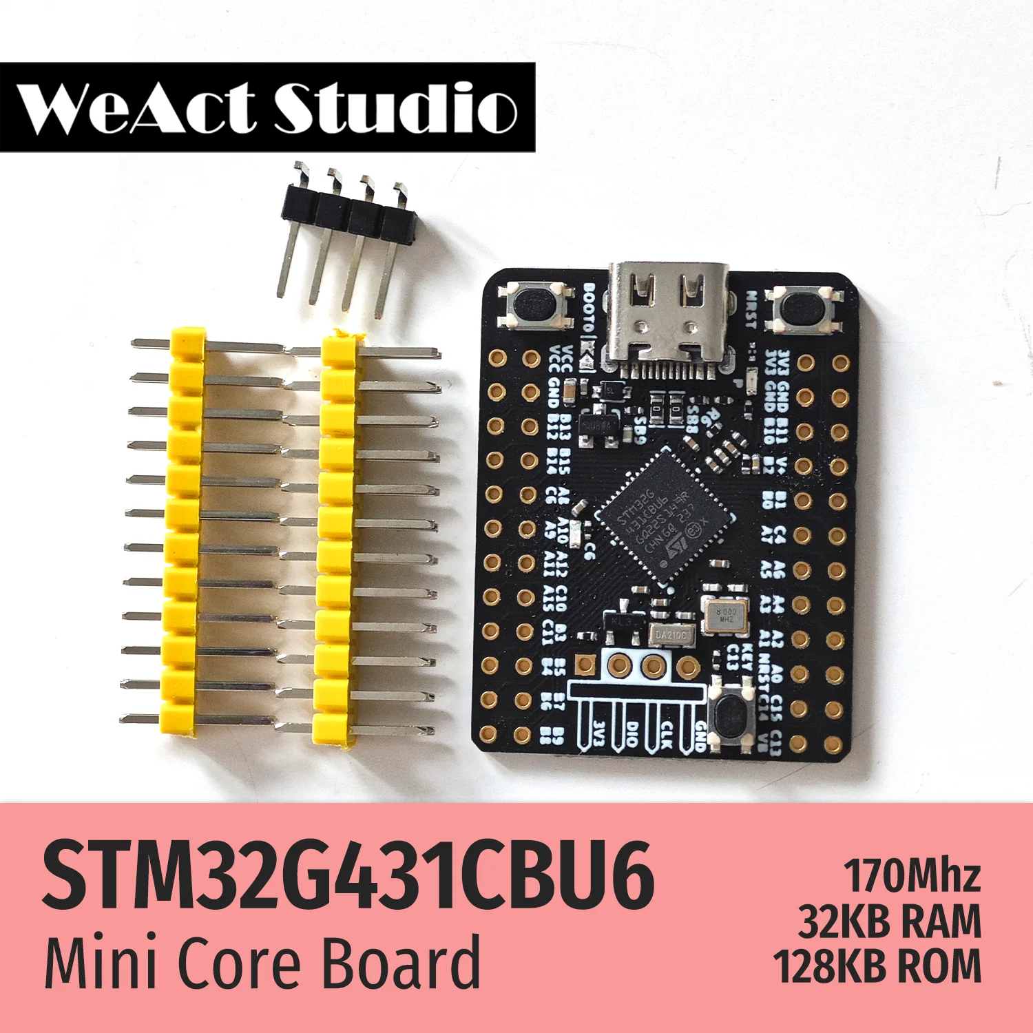 WeAct 코어 보드 데모 보드, STM32G431CBU6, STM32G431, STM32G4, STM32